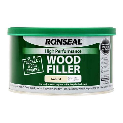 RONSEAL HIGH PERF WOOD FILLER NATURAL 275GM