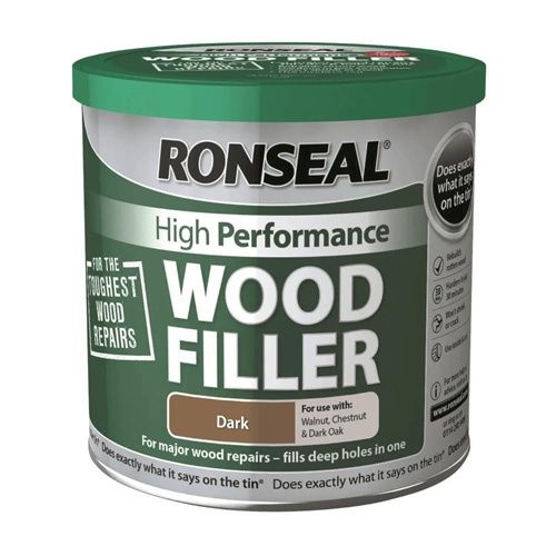 RONSEAL HIGH PERF WOOD FILLER DARK 550GM