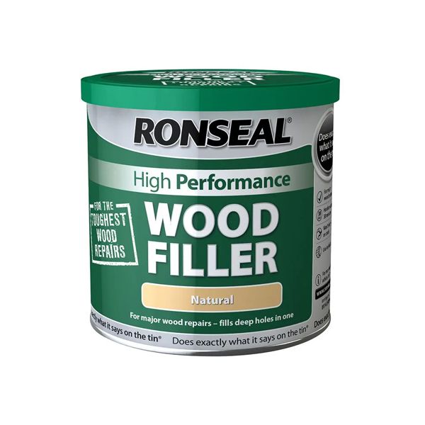 RONSEAL HIGH PERF WOOD FILLER NATURAL 550GM