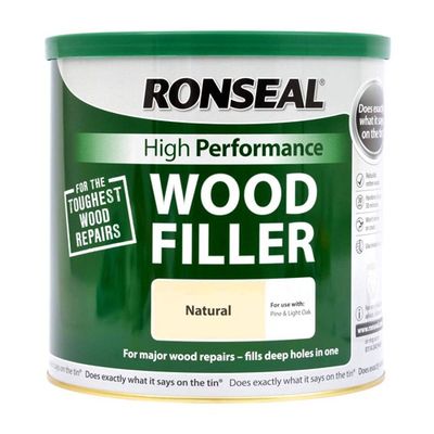 RONSEAL HIGH PERF WOOD FILLER NATURAL 3.7KG