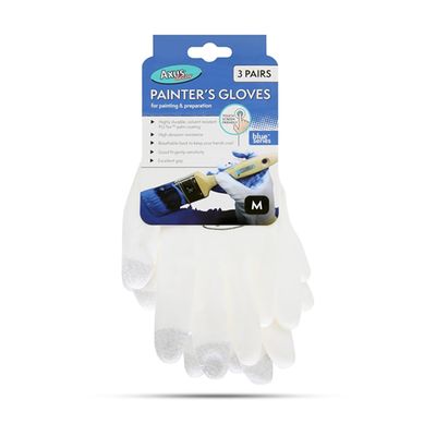 Axus Painter&#39;s Gloves (blue series) Medium 3PK