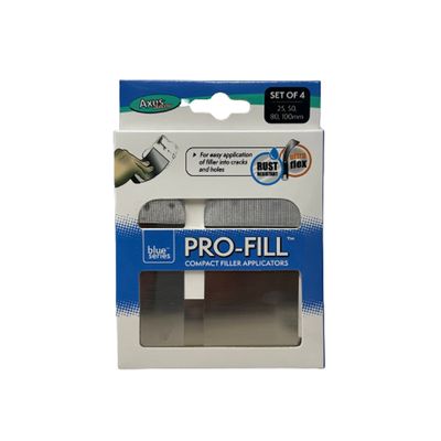 Axus Pro-Fill Compact Filler Applicators Stainless Steel (Set 4)
