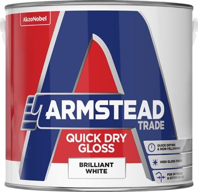 ARMSTEAD TRADE QUICK DRY GLOSS B/WHITE 2.5L