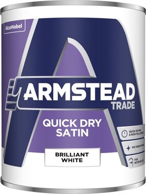 ARMSTEAD TRADE QUICK DRY SATIN B/WHITE 1L