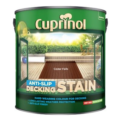 CUPRINOL ANTI-SLIP DECK/STAIN CEDAR FALL 2.5L
