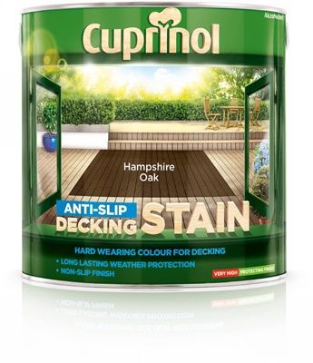 CUPRINOL ANTI-SLIP DECK/STAIN HAMPS/OAK 2.5L