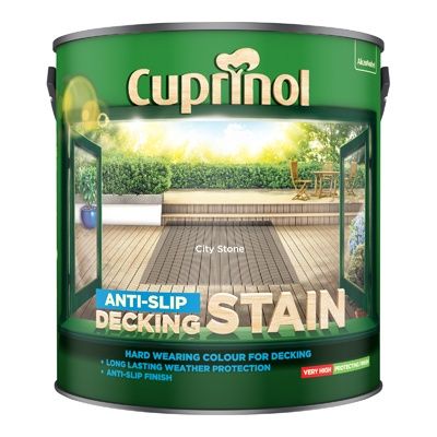 CUPRINOL ANTI-SLIP DECK/STAIN CITY STONE 2.5L