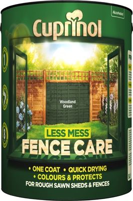 CUPRINOL LESS MESS FENCE CARE W/LAND GREEN 5L