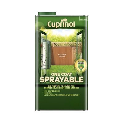 CUPRINOL SPRAY/FENCE T/MENT AUTUMN GOLD 5L