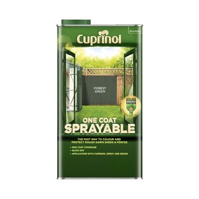 CUPRINOL SPRAY/FENCE T/MENT FOREST GREEN 5L