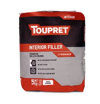 TOUPRET INTERIOR FILLER (Le Reboucheur) 5x 1kg bag in bag
