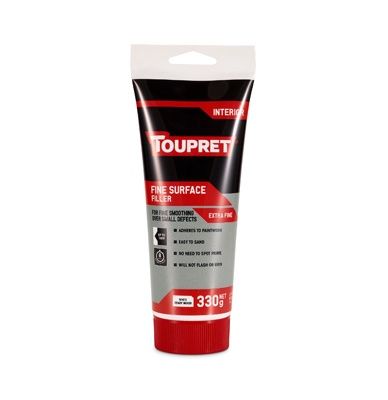 TOUPRET FINE SURFACE FILLER (Extra Fine, Ready Mixed) 330g