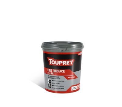 TOUPRET FINE SURFACE FILLER (Extra Fine, Ready Mixed) 1.5kg