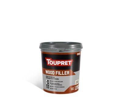 TOUPRET WOOD FILLER (White Wood, Ready Mixed, Int/Ext) 1.25g