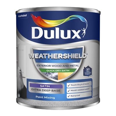 DULUX RETAIL COL/MIX W/SHIELD QD SATIN EXTRA DEEP BS 1L