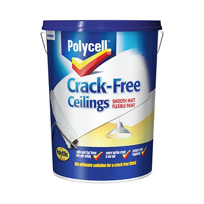 POLYCELL CRACK FREE CEILINGS SMOOTH MATT 5L