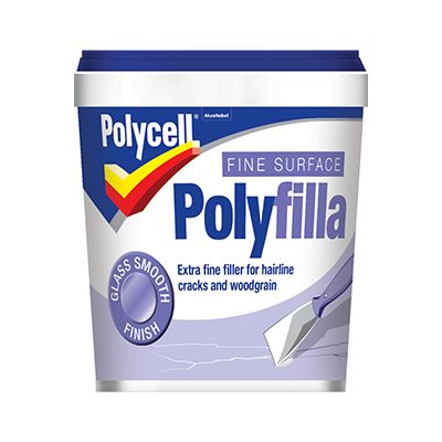 POLYCELL FINE SURFACE POLYFILLA TUB 500GM