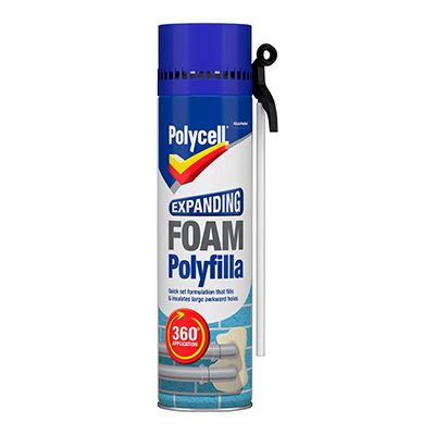 POLYCELL EXPANDING FOAM POLYFILLA 500ML