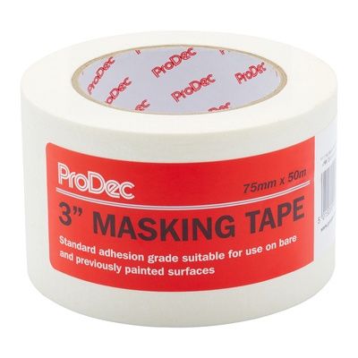 3&quot; PRODEC MASKING TAPE - 75mm x 50m ROLL