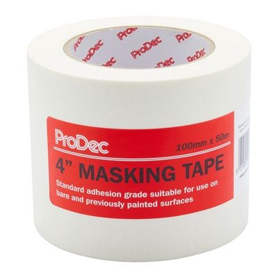 4&quot; PRODEC MASKING TAPE - 100mm x 50m ROLL