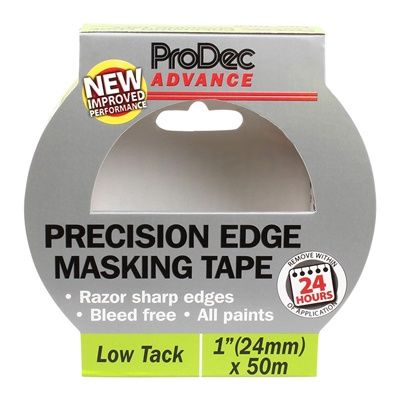 24mm x 50m LOW TACK PRECISION EDGE MASK TAPE