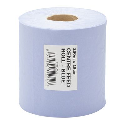 PRODEC ROLL BLUE CENTRE FEED TOWEL 150m