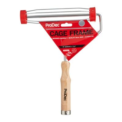 9&quot;x1.75&quot; PRODEC SCREW FIT WOODEN HANDLE FRAME