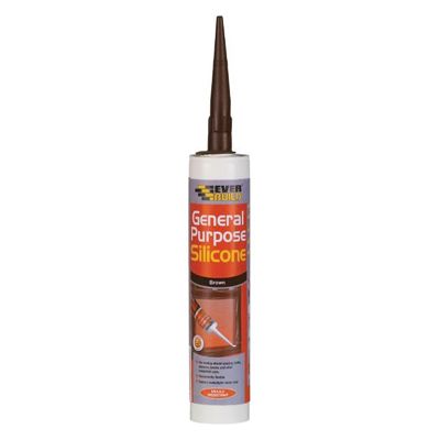 SIKA GEN PURPOSE SILICONE BROWN 280ML