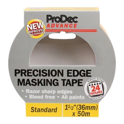 36mm x 50m PRECISION EDGE MASKING TAPE