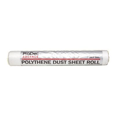 2m x 50m ROLL POLY DUST SHEET (PRODEC ADVANCE)