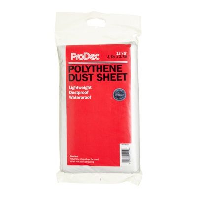 PRODEC 12&#39; x 9&#39; POLYTHENE DUST SHEET
