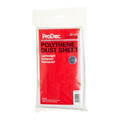 PRODEC 12&#39; x 12&#39; POLYTHENE DUST SHEET