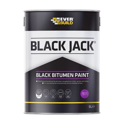 EVERBUILD 901 BLACK JACK BLACK BITUMEN PAINT 5L