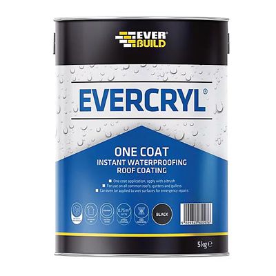 EVERBUILD EVERCRYL ONE COAT BLACK 5KG