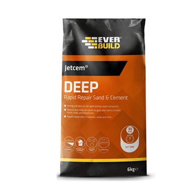 EVERBUILD JETCEM DEEP RAPID REPAIR SAND&amp;CEMENT 6KG