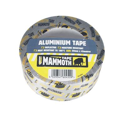 EVERBUILD MAMMOTH ALUMINIUM TAPE 50mm x 45m