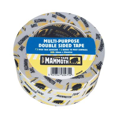 Everbuild Mammoth Double Sided Tape 50mm x 25m