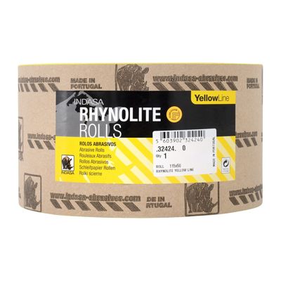 Indasa Rhynolite Yellowline Roll 115mm x 50m P180