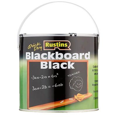 Rustins Blackboard Black 2.5ltr