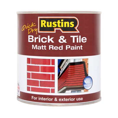 Rustins Brick &amp; Tile Matt Red 5ltr