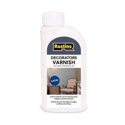 Rustins Decorators Varnish Satin 500ml