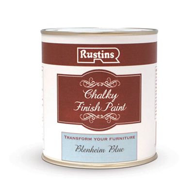 Rustins Chalky Finish Paint Blenheim Blue 250ml