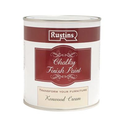 Rustins Chalky Finish Paint Kenwood Cream 250ml