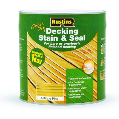 Rustins Decking Stain Antique Pine 2.5ltr