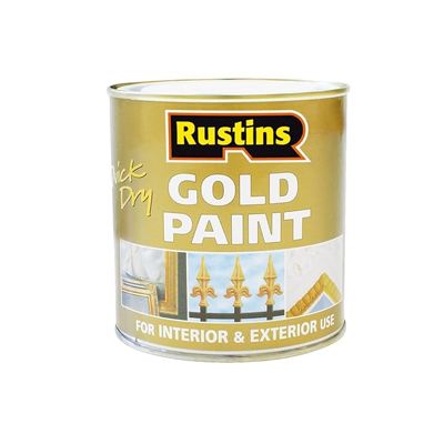 Rustins Gold Paint 500ml
