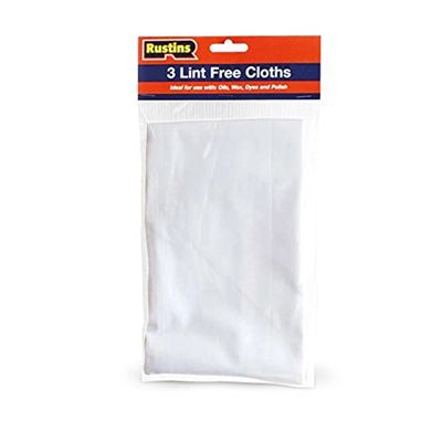 Rustins Lint Free Cloths (Pack 3)