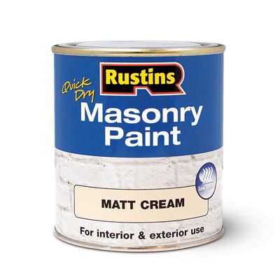 Rustins Masonry Paint Cream 500ml