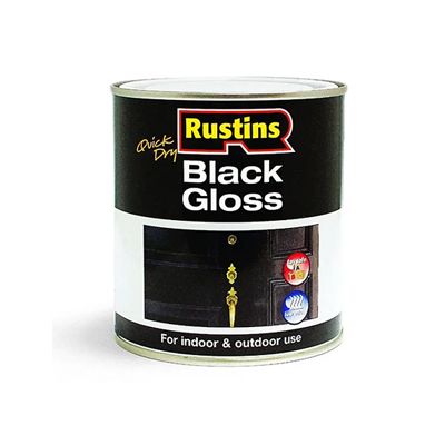 Rustins QD Black Gloss 250ml
