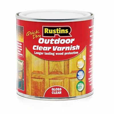 Rustins Outdoor Clear Varnish gloss 500ml