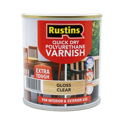 Rustins QD Poly Varnish Gloss Clear 5L